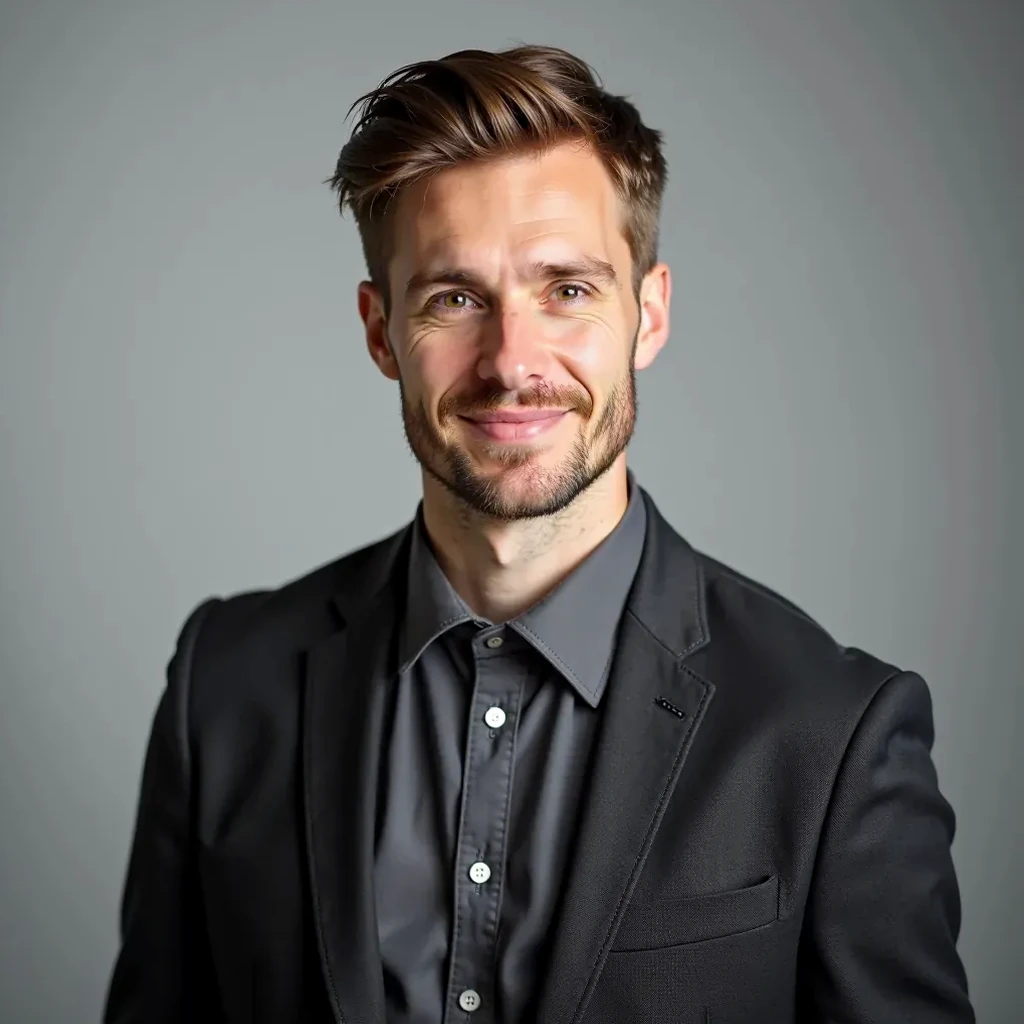 Tomáš Novotný, Senior Fashion and Lifestyle Editor at ksqlockerlocks, portrait photo
